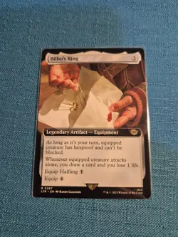 MTG LOTR Bilbos Ring💥EXTENDED ART💥 #397 Lord of Rings Magic Gathering Bilbo's - Image 1