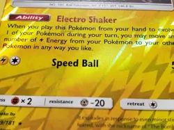 REVERSE HOLO Electrode 39/181 NM - Asako Ito Crocheted Team Up Pokemon Card - Image 2