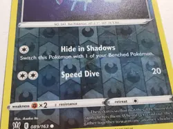 REVERSE HOLO Zubat 089/163 NM - Asako Ito Crocheted - Battle Styles Pokemon Card - Image 2