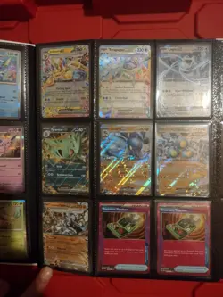 Prismatic Evolutions Binder with Cards Inside Pokemon TCG Trading Cards NM Mint - Image 5