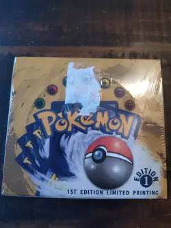 As is,Read Description, Pokemon Base Set Booster Box - Image 1