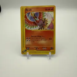 Pokemon TCG Ho-oh WOTC Promo 52/53 HP Bottom Corner Is Creased ,priced According - Image 1