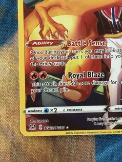 Charizard TG03/TG30 Pokemon Lost Origin Trainer Gallery NM Near Mint - Image 3