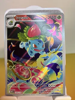 Ivysaur Illustration Rare 134/132 Near Mint Mega Evolution Pokemon TCG English - Image 1