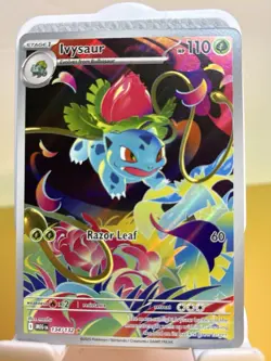 Ivysaur Illustration Rare 134/132 Near Mint Mega Evolution Pokemon TCG English - Image 4