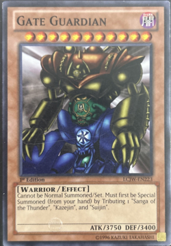 Gate Guardian LCJW-EN223 Common 1st Edition YuGiOh TCG Card - Image 1