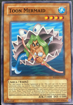 Toon Mermaid RP01-EN063 Common YuGiOh TCG Card - Image 1