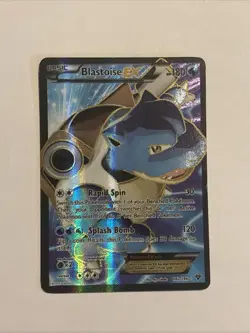 Pokemon Blastoise EX Full Art Holo Ultra Rare Card 142/146 XY - Image 1