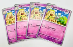 Togetic 071/191 x4 4x Pokemon Card 2024 Surging Sparks Playset - Image 1