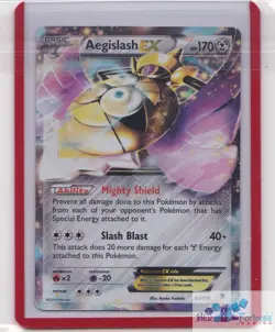 Aegislash EX POKEMON TCG 65/119 XY Phantom Forces ULTRA RARE Card - Image 1