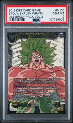 Broly Explosive Wrath & SSB Gogeta Foil Promo Dragon Ball Super Card DBS PSA 10 - Image 3