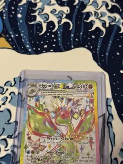 Pokemon TCG Flygon EX Holo Ultra Rare Card 222/191 Sv08: Surging Sparks NM 2024 - Image 2