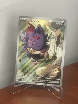 N's Zorua SVP 189 Scarlet & Violet Promo Rare Card Holo 2025 - Image 1