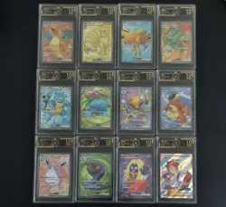 12 Lot OCD 10 Pokemon Chinese Card 151 SR Holo Charizard SQ A3 - Image 1