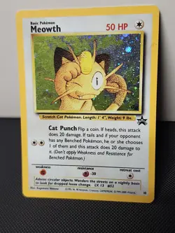 Pokemon - MEOWTH |Game Boy Holo / BLACK STAR PROMO-Rare | Card #10 - Image 1