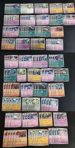 229 Lot Gengar mimikyu meowth gardevoir Master ball Gem Pack Pokemon Card SQ - Image 1