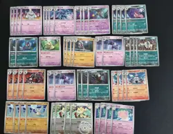 229 Lot Gengar mimikyu meowth gardevoir Master ball Gem Pack Pokemon Card SQ - Image 3