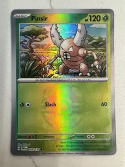 Pokemon Card Pinsir Masterball Prismatic Evolutions 003/131 Near Mint - Image 1