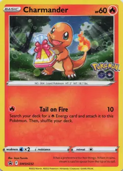 Charmander Promo SWSH: Sword & Shield Promo Cards SWSH232 NM - Image 1