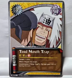 Toad Mouth Trap #759 Uncommon Naruto TCG CCG Card - Image 1