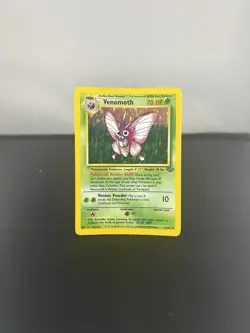 Venomoth 13/64 Jungle Holo Rare 1999 Pokemon Card - Image 1