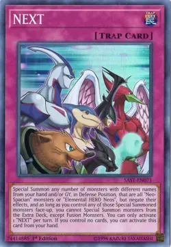 YuGiOh Card - (NM) NEXT SAST-EN071 - 1st Ed Super Rare - Image 1