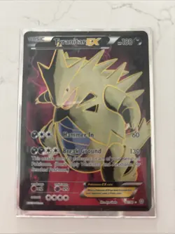 PL Pokemon Card Tyranitar EX Full Art XY - Ancient Origins 91/98 Ultra Rare 2015 - Image 1