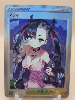 ❤ MARNIE Textured Trainer Pokemon Anime Waifu Card Girl Foil Doujin Holo ACG❤ - Image 1