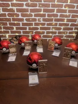 Pokemon 23K gold plated trading cards 1999 Burger King promotion full set - Image 1