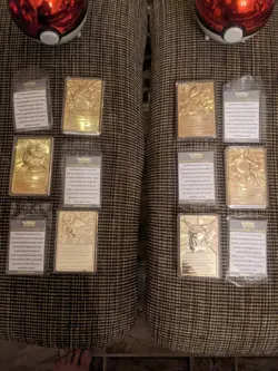 Pokemon 23K gold plated trading cards 1999 Burger King promotion full set - Image 5