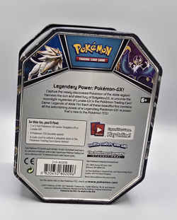 Lunala GX / Solgaleo Tin Pokemon TCG Legends of Alola Tin and Card Set 210-80209 - Image 3