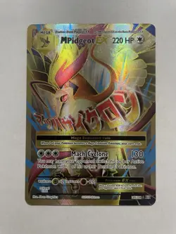 Mega M Pidgeot EX 105/108 XY EVOLUTIONS 2016 Full Art Pokemon TCG Card Game - Image 1
