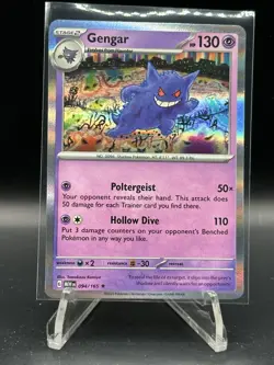 Pokemon TCG Scarlet & Violet 151 Gengar #94/165 Holo Rare card game nm - Image 1