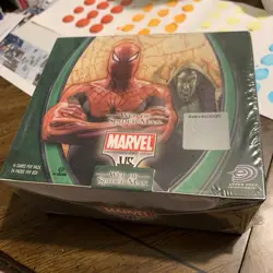 Marvel VS Web of SPIDER-MAN CCG TCG Trading Cards Sealed 1st Ed 24 Packs, 14 Ea - Image 1