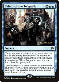 Talent of the Telepath [Magic Origins Prerelease Promos] Magic MTG - Image 1