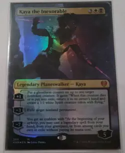 Mtg - Kaya The Inexorable *Foil Borderless* - Image 1