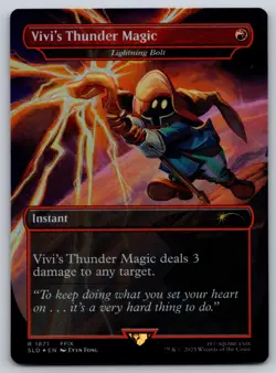 Vivi's Thunder Magic - Lightning Bolt (Rainbow Foil) R Secret Lair 1871 NM - Image 1