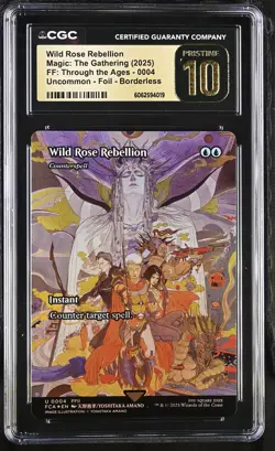 COUNTERSPELL Final Fantasy Through Ages Wild Rose Rebellion Foil CGC Pristine 10 - Image 1
