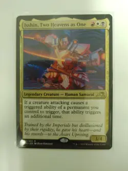 MTG - Isshin, Two Heavens as One - Kamigawa: Neon Dynasty - NM, English Magic FL - Image 1