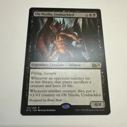 Ob Nixilis, Unshackled #110 (NM) Magic 2015 M15 Magic MTG Magic The Gathering - Image 1