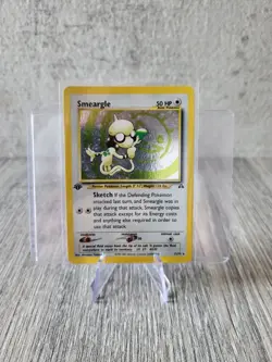 Pokemon Cards: Neo Discovery 1st Edition Rare Holo: Smeargle 11/75 - Image 1
