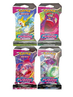 Lot of (151) Pokemon TCG Fusion Strike Sleeved Booster Packs Sealed - Image 2