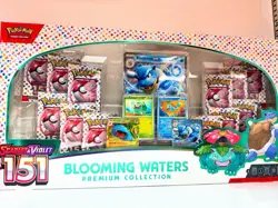 Pokemon Scarlet & Violet 151 Blooming Waters Premium Collection - N/FS Torn Box - Image 1