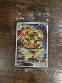 Alakazam 009 Pokemon Center Stamp SEALED Black Star Promo - Image 1