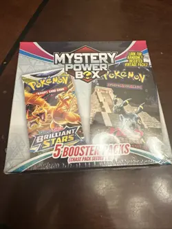 Pokemon Mystery Power Box Chase Pack Seeded 1:10 (5 Booster Packs) NEW SEALED - Image 1