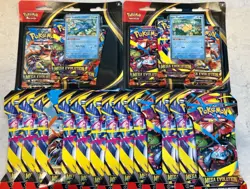 Pokemon TCG Mega Evolution Sleeved Booster Packs (15) & 3 Pack Blister Promo Lot - Image 1
