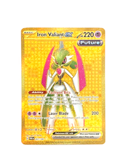 Iron Valiant ex 261/182 Gold Hyper Rare Paradox Rift Pokemon TCG PAR ENGLISH - Image 1