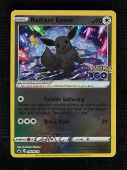 Radiant Eevee Pokemon Sword & Shield Black Star Promo #SWSH230 - Image 1