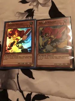 X2 YUGIOH ZUBABA KNIGHT NUMH-EN016 SUPER RARE 1ST - Image 1