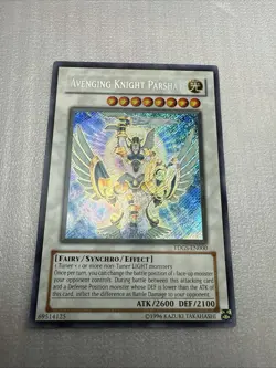 Avenging Knight Parshath TDGS-EN000 The Duelist Genesis Unlimited Secret - Image 1
